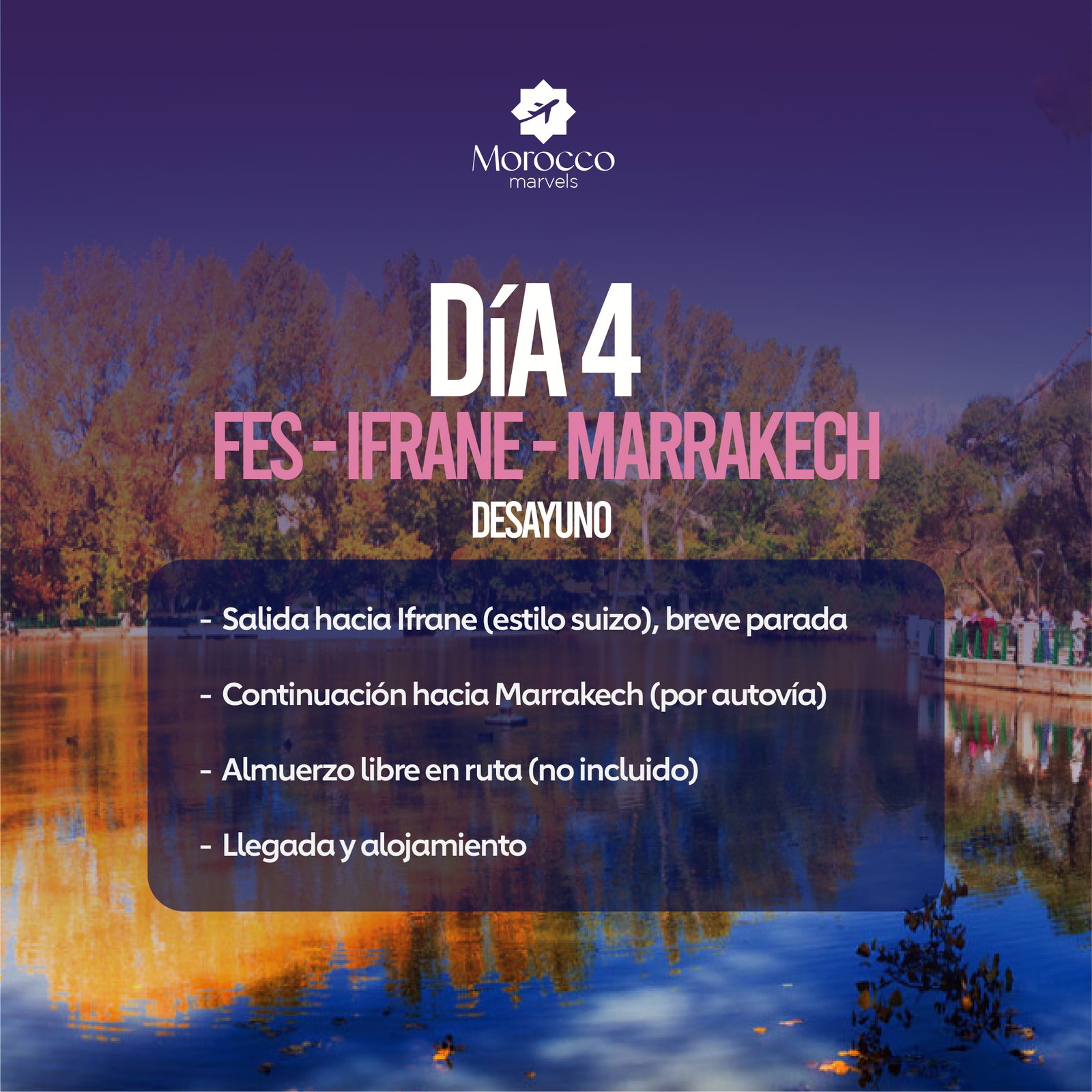 Día 4 - Fes - Ifrane - Marrakech