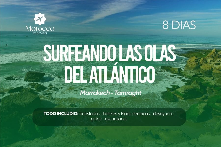 Surfeando las olas del Atlántico 8 días